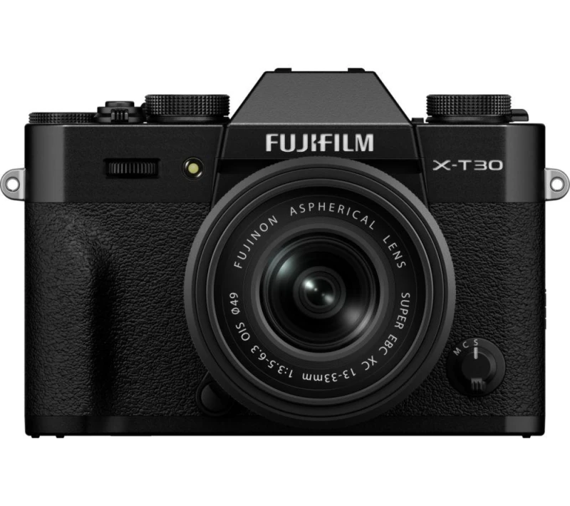 Image of Fujifilm X-T30 III Mirrorless Camera with FUJINON XC 13-33mm f/3.5-6.3 OIS Lens - Black 4547410565485