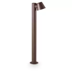 Image of Ideal Lux GAS - Outdoor Bollard Lamp 1 Light Coffee IP43, GU10