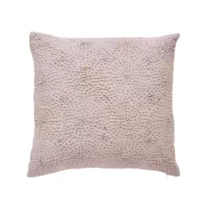 Image of Bedeck of Belfast Rare Earth Dusk Quilted Cushion 45cm x 45cm, Heather
