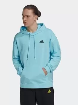 Image of adidas Clubhouse Tennis Hoodie, Blue, Size S, Men
