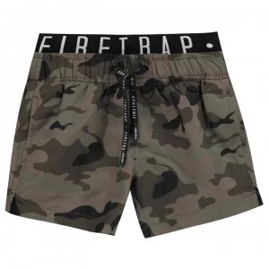 Image of Firetrap Swim Shorts Infant Boys - Camo AOP