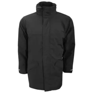 Image of Result Mens Core Winter Parka Waterproof Windproof Jacket (L) (Black)