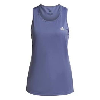 Image of adidas AEROREADY Designed to Move Racerback Tank Top Wome - Orbit Violet / Violet Tone