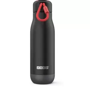 Image of Zoku Powder Coated Stainless Steel Bottle 0.5L Black
