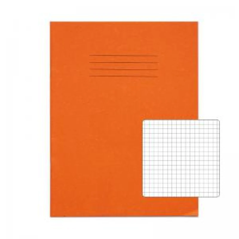 Image of RHINO 9 x 7 Exercise Book 48 Page, Orange, S5 (Pack of 100)