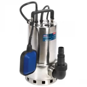 Image of Sealey WPS225A Submersible Stainless Water Pump Automatic 225ltr/m...