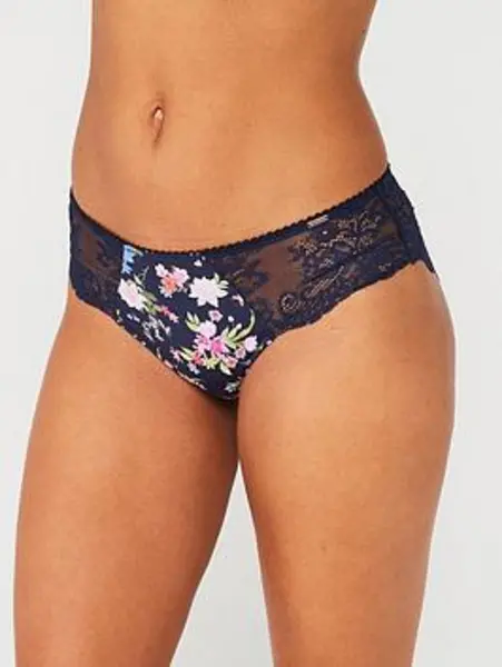 Image of Dorina Curves Finley Hipster Brief INK Print Female 16 LO68504