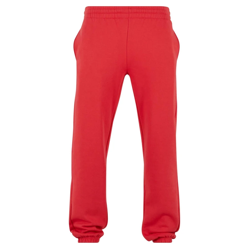 Image of Build Your Brand Mens Basic Jogging Bottoms in Scarlet Size: XS Scarlet Male XS