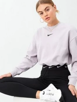 Image of Nike Nsw Swoosh Sweat Top - Lilac
