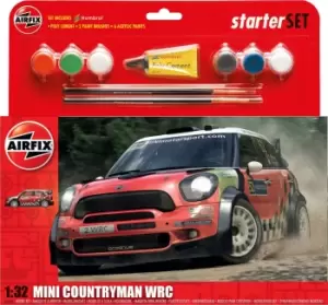 Image of Airfix MINI Countryman WRC 1:32 Model Starter Set