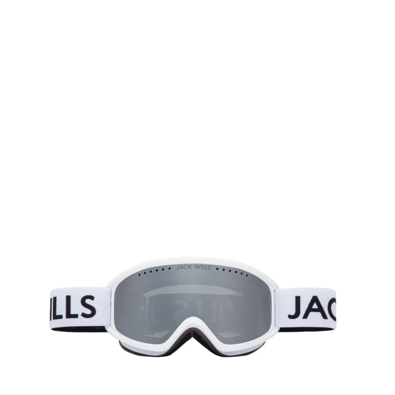 Image of Jack Wills Over Glasses Compatible Anti-fog UV Protection Ski Goggles White unisex One Size