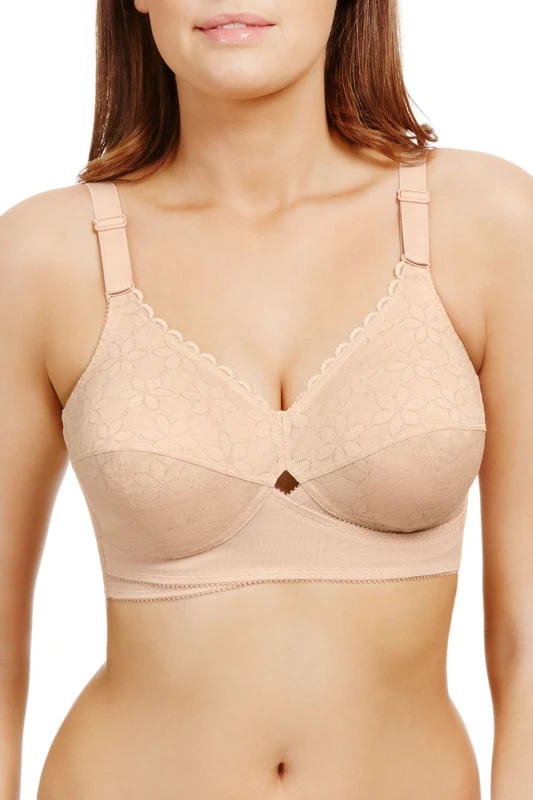 Image of Berlei Womens Classic Non Wired Total Support Bra - Beige Size: 46C Beige Female 46C