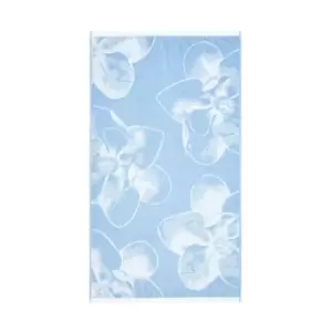 Image of Ted Baker Photo Magnolia Hand Towel, Blue