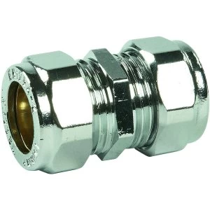Image of Wickes Compression Straight Coupling - 15mm