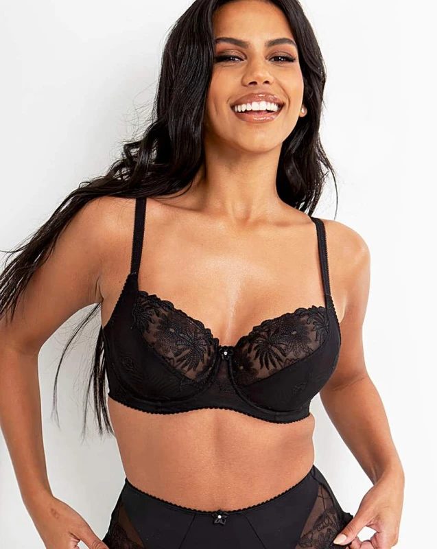 Image of Pour Moi? Pour Moi St Tropez Full Cup Bra Black Female 34F IY02813