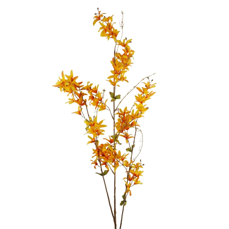 Image of N/A 130cm Yellow Blossom Floral Spray Artificial
