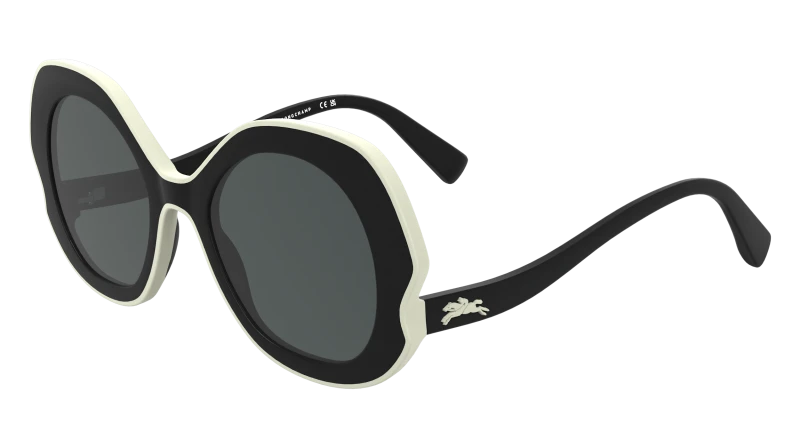 Image of Longchamp Lo780S Oval Injected Sunglasses - Brown Brown WCX7A Unisex