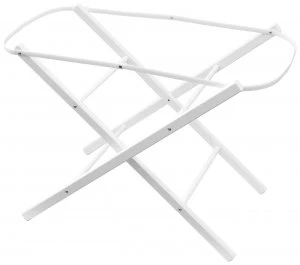Image of Shnuggle Moses Basket Folding Stand White.