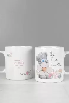 Image of Personalised Me to You Floral Mug - White