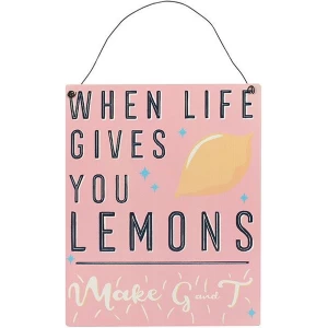 Image of Lemons Wall Plaque