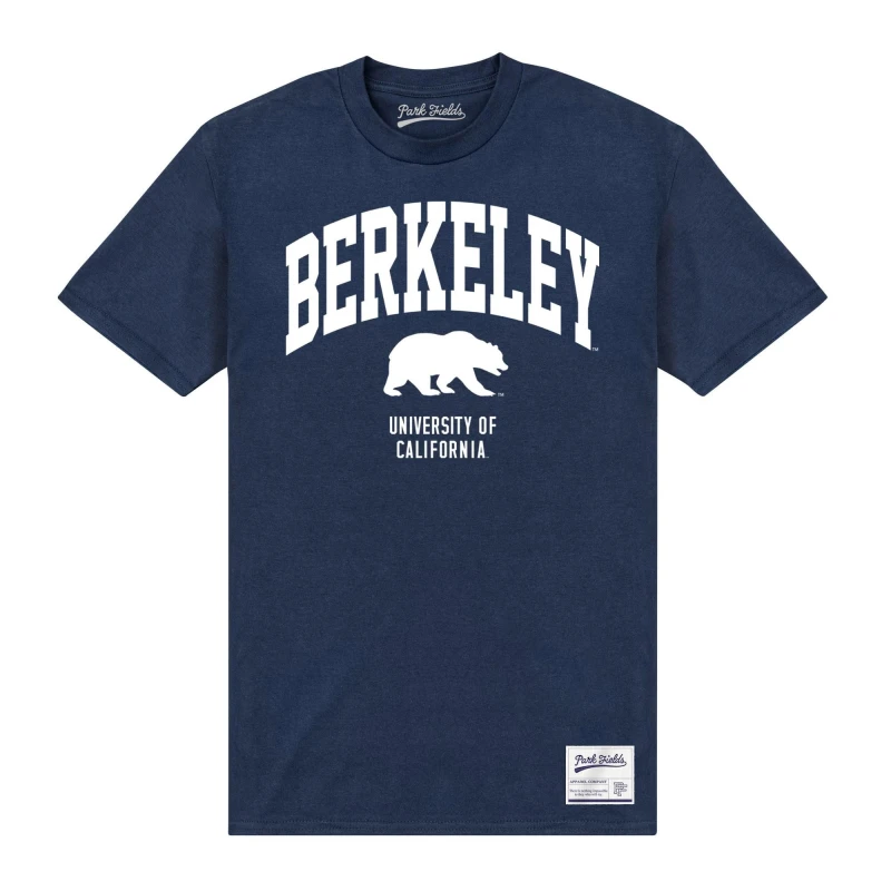 Image of Berkeley Mens Bear T-Shirt in Navy Size: 3XL Navy Male 3XL