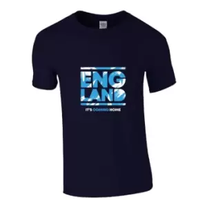 Image of Classicos de Futebol England Fan T Shirt - Blue