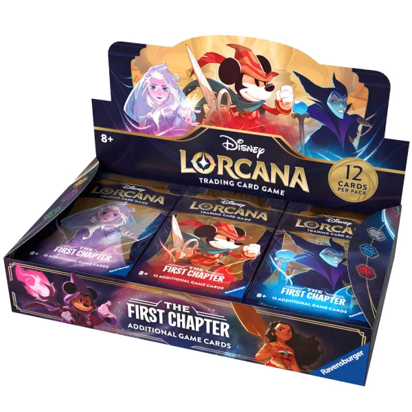 Image of Disney Lorcana Trading Card Game The First Chapter Booster Packs CDU (24 Packs)
