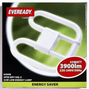 Image of Eveready Energy Saving 2D Lamp 55W 4 PIN - 484248