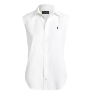 Image of Polo Ralph Lauren Polo Ralph Lauren Sleeveless Shirt Womens - White