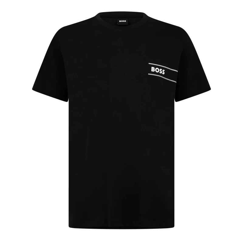 Image of Boss Mens HBW Logo T-Shirt Black 002 male S