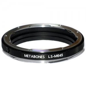 Image of Metabones Mamiya 645 Lens to Leica S Adapter - Black