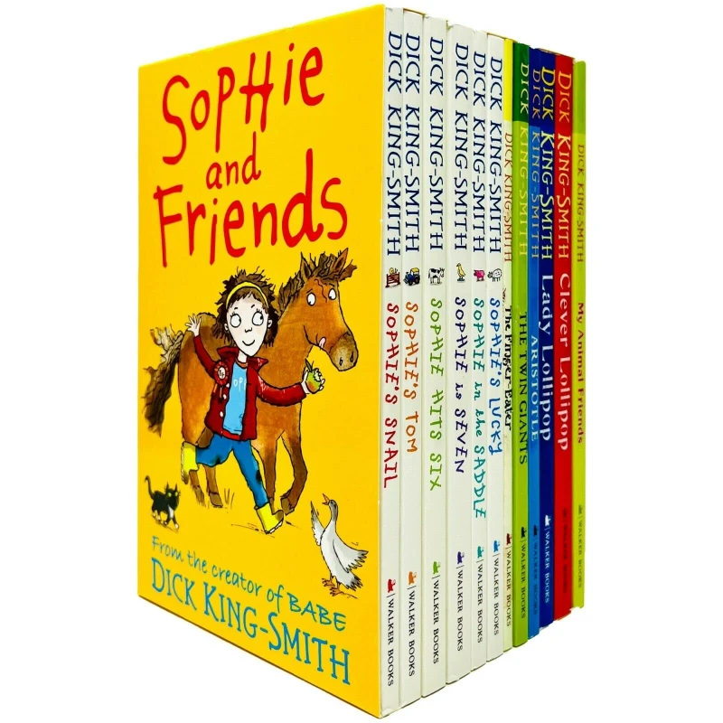 Image of Sophie and Friends Series Books 1 - 12 Collection Box Set by Dick King-Smith Paperback Dick King-Smith Books