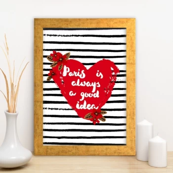 Image of AC3706028122 Multicolor Decorative Framed MDF Painting