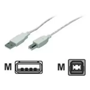 Image of M-CAB USB 2.0 / USB Cable - 5m - Gray