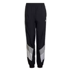 Image of adidas Colorblock Woven Tracksuit Bottoms Kids - Black