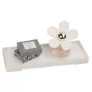 Image of Marble Effect Vanity Tray Small Pukkr