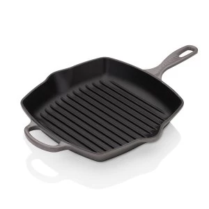Image of Le Creuset Signature Cast Iron Square Grillit 26cm Flint