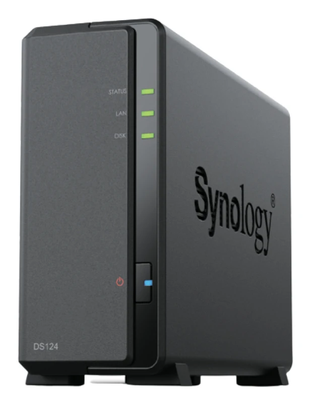 Image of Synology DiskStation DS124 NAS Desktop Realtek RTD1619B 1 GB DDR4 16 T