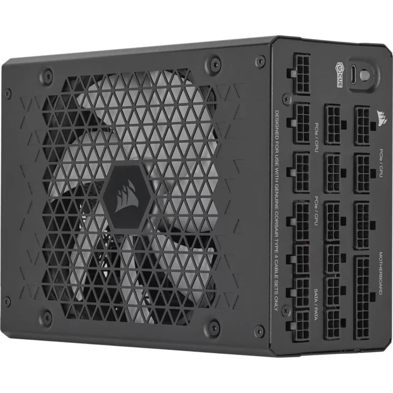 Image of CORSAIR HX1500i V3 80+ Platinum Rated Fully Modular Power Supply - Black - CP-9020309-UK