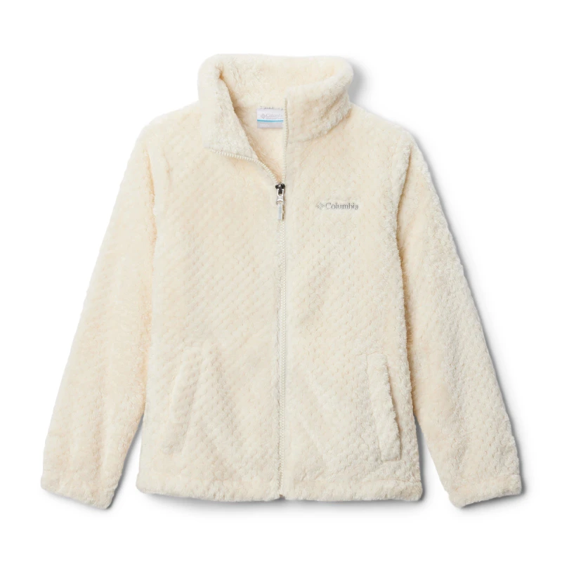 Image of Columbia Fire Side Fleece Juniors Chalk female 7-8 (S)