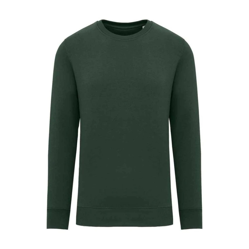 Image of Native Spirit Mens Crew Neck Sweatshirt in Green Size: Medium Green Male M