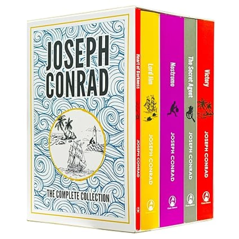 Image of Joseph Conrad The Complete Collection Box Set Victory The Secret Agent Nostromo Lord Jim Heart of Darkness Joseph Conrad Books