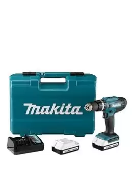 Image of Makita 18V Combi Drill With 74 Piece Acs Set & 2 X 2.0Ah Batteries