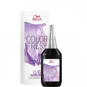Image of Wella Professionals Color Fresh Semi-Permanent Colour - 0/6 Silver Violet 75ml