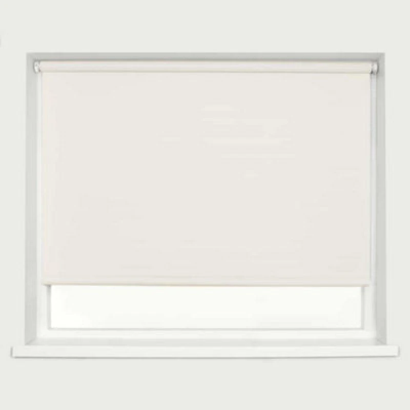 Image of Blinds Outlet Blackout Roller Blind in Natural Size: 240cm width x 160cm drop Natural Unisex 240cm width x 160cm drop