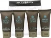 Image of Molton Brown Coastal Cypress & Sea Fennel Gift Set 4 x 30ml Bath & Shower Gel