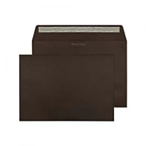 Image of Creative Dark Coloured Envelopes C4 Peel & Seal 229 x 324mm Plain 120 gsm Bitter Chocolate Pack of 250