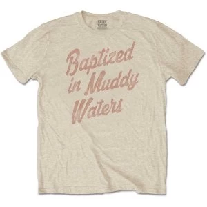 Image of Muddy Waters - Baptized Mens Medium T-Shirt - Sand