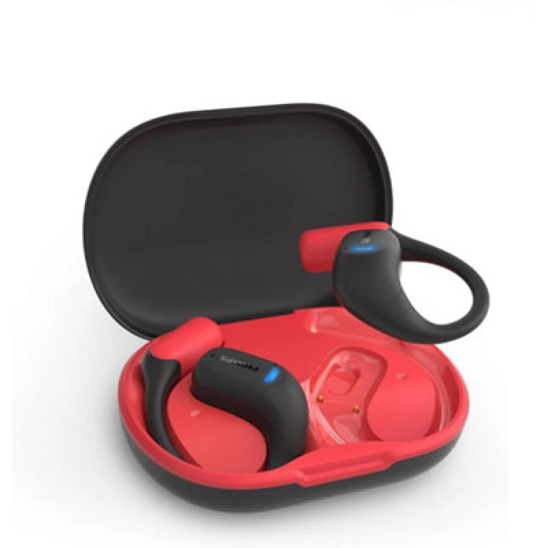 Image of Philips Taa6709 Black Air Conduction Open-Ear True Wireless Sports Headphones Includes Free Gift
