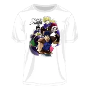Image of Jojo's Bizarre Adventure T-Shirt Character Group Size M